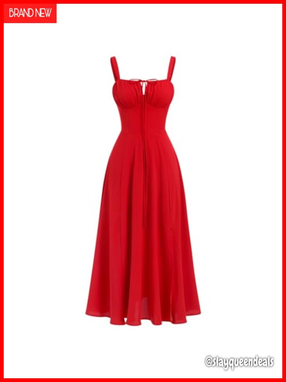 Women's Floral Corset Midi Dress Boho Summer Sundress with Adjustable Straps